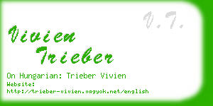 vivien trieber business card